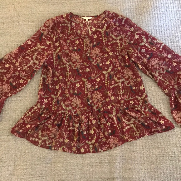 Max Studio peplum blouse - Picture 2 of 5